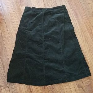 Croft & Barrow corduroy skirt